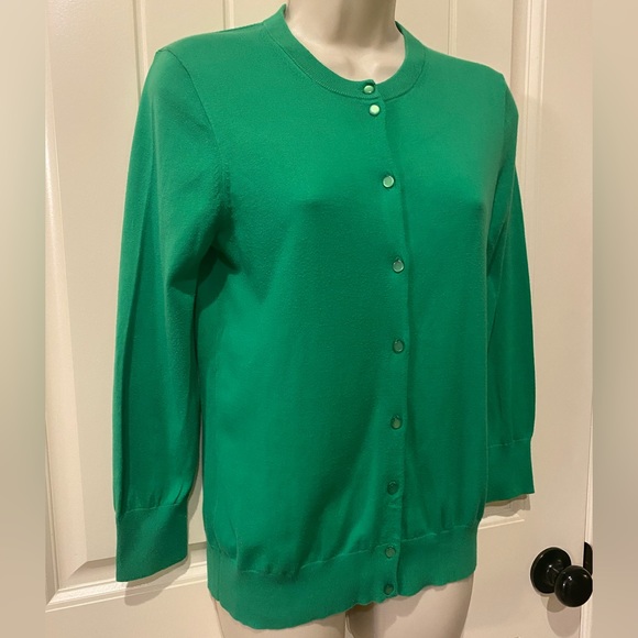 J. Crew Sweaters - J. Crew Classic Cotton Cardigan Sweater - M